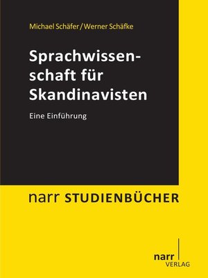 cover image of Sprachwissenschaft für Skandinavisten